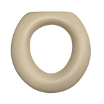 Load image into Gallery viewer, Cush'n Soft Beige Replacement Padded Toilet Seat