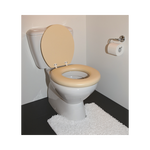 Load image into Gallery viewer, Cush'n Soft Beige Padded Toilet Seat