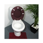 Load image into Gallery viewer, Cush'n Soft Burgundy Padded Toilet Seat