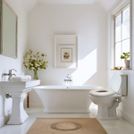 Load image into Gallery viewer, Cush'n Soft White Padded Toilet Seat Lifestyle Image