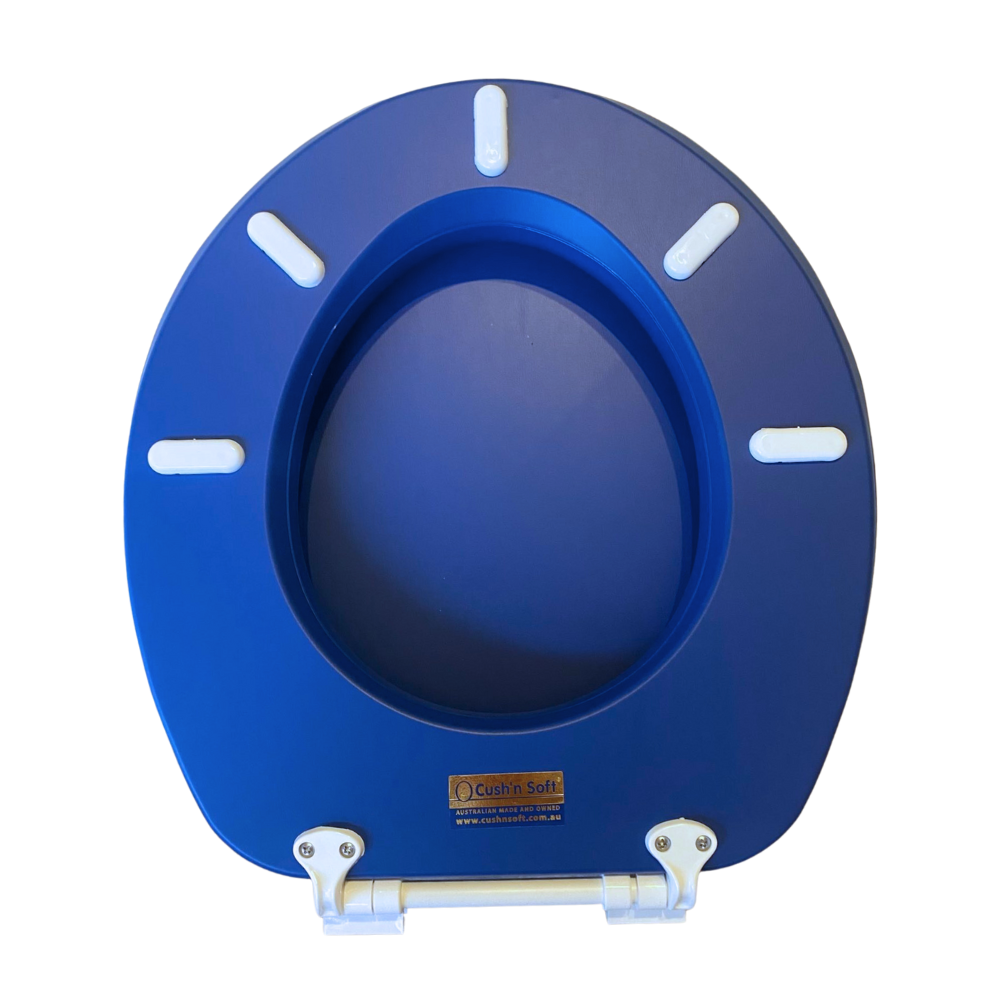 Cush'n Soft Royal Blue Padded Toilet Seat