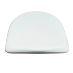 Load image into Gallery viewer, Cush'n Soft Curved Back Shower Pillow White