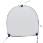 Load image into Gallery viewer, Curved Back Shower Pillow With Ties (Small)