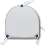 Load image into Gallery viewer, Cush'n Soft Curved Back Shower Pillow With Ties