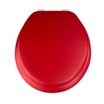 Load image into Gallery viewer, Cherry Red Padded Toilet Seat