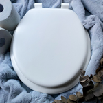 Load image into Gallery viewer, Cush'n Soft White Padded Toilet Seat