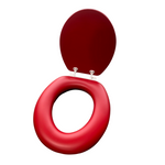 Load image into Gallery viewer, Cush'n Soft Red Padded Toilet Seat