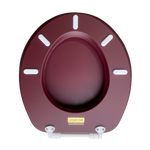 Load image into Gallery viewer, Cush'n Soft Burgundy Padded Toilet Seat