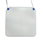 Load image into Gallery viewer, Cush'n Soft Shower Chair Pillow With Ties White