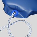 Load image into Gallery viewer, Cush'n Soft Shower Chair Pillow With Ties Blue