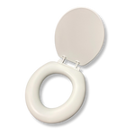 Load image into Gallery viewer, Cush'n Soft White Padded Toilet Seat