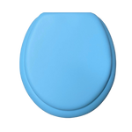 Load image into Gallery viewer, Sky Blue Padded Toilet Seat