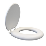 Load image into Gallery viewer, Cush'n Soft White Padded Toilet Seat