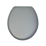 Load image into Gallery viewer, Cush'n Soft Grey Padded Toilet Lid