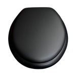 Load image into Gallery viewer, Cush'n Soft Midnight Black Padded Toilet Seat