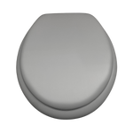 Load image into Gallery viewer, Cush'n Soft Mist Grey Padded Toilet Seat
