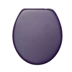 Load image into Gallery viewer, Cush'n Soft Deep Purple Padded Toilet Lid