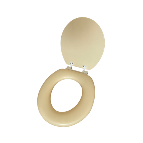 Cush'n Soft Beige Padded Toilet Seat