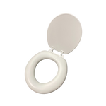 Load image into Gallery viewer, Cush&#39;n Soft White Padded Toilet Seat
