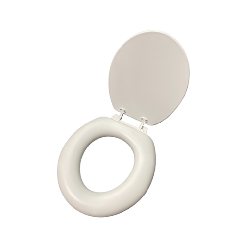 Cush'n Soft White Padded Toilet Seat