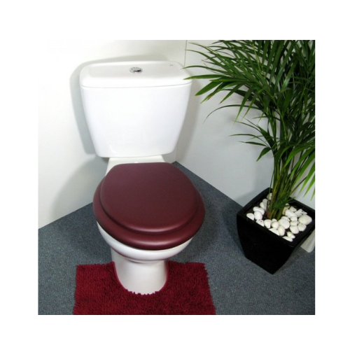 Cush'n Soft Burgundy Padded Toilet Seat