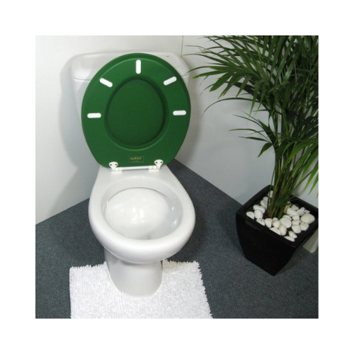 Cush'n Soft Forest Green Padded Toilet Seat