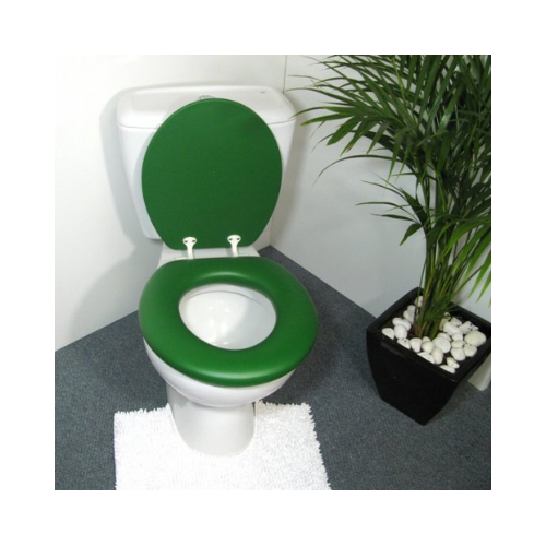 Cush'n Soft Forest Green Padded Toilet Seat