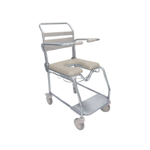 White Open Front Commode – Cush'n Soft