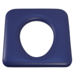 Load image into Gallery viewer, Cush&#39;n Royal Blue Closed Commode
