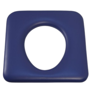 Cush'n Royal Blue Closed Commode