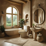 Sandstone Padded Toilet Seat