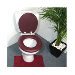 Load image into Gallery viewer, Cush&#39;n Soft Burgundy Padded Toilet Seat
