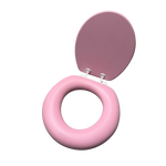 Load image into Gallery viewer, Petal Pink Padded Toilet  Seat
