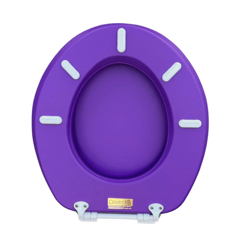 Cush'n Soft Purple Padded Toilet Seat 