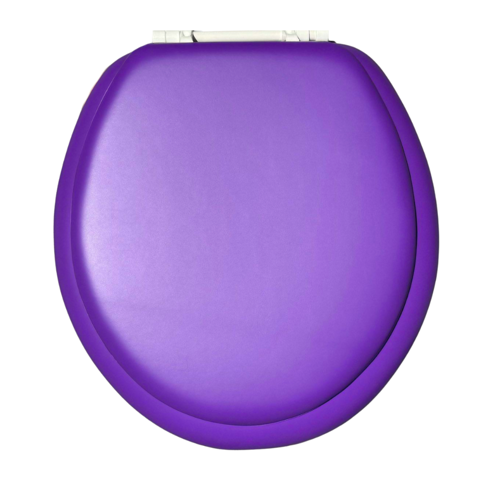 Cush'n Soft Purple Padded Toilet Seat