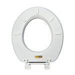 Load image into Gallery viewer, Cush&#39;n Soft White Padded Toilet Seat No Lid 
