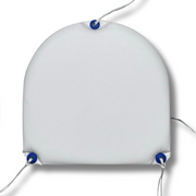 Cush'n Soft Curved Back Shower Pillow With Ties