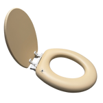 Load image into Gallery viewer, Spooky Spider Padded Toilet Seat - Beige