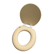 Spooky Spider Padded Toilet Seat - Beige