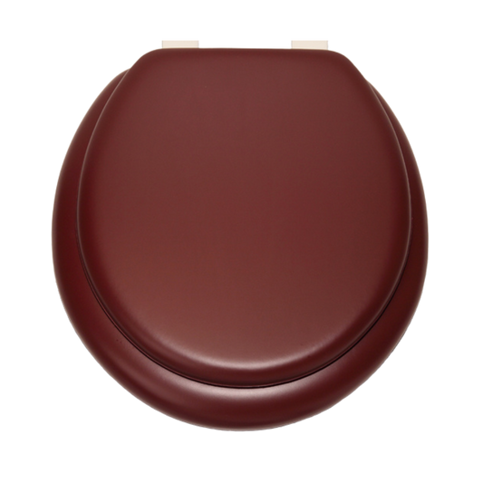 Cush'n Soft Burgundy Padded Toilet Seat