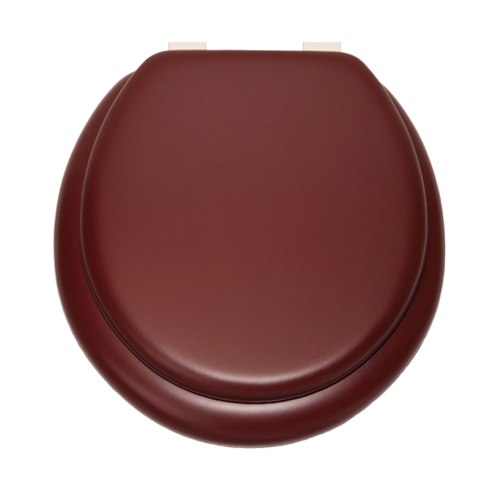 Cush'n Soft Burgundy Padded Toilet Seat