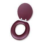 Load image into Gallery viewer, Cush&#39;n Soft Burgundy Padded Toilet Seat
