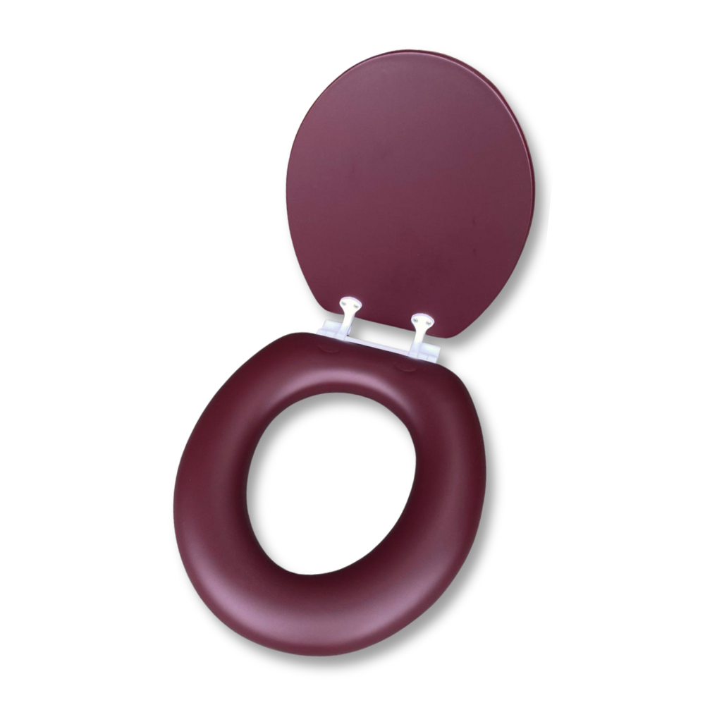 Cush'n Soft Burgundy Padded Toilet Seat