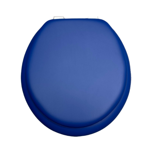 Cush'n Soft Royal Blue Padded Toilet Seat 