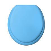 Sky Blue Padded Toilet Seat