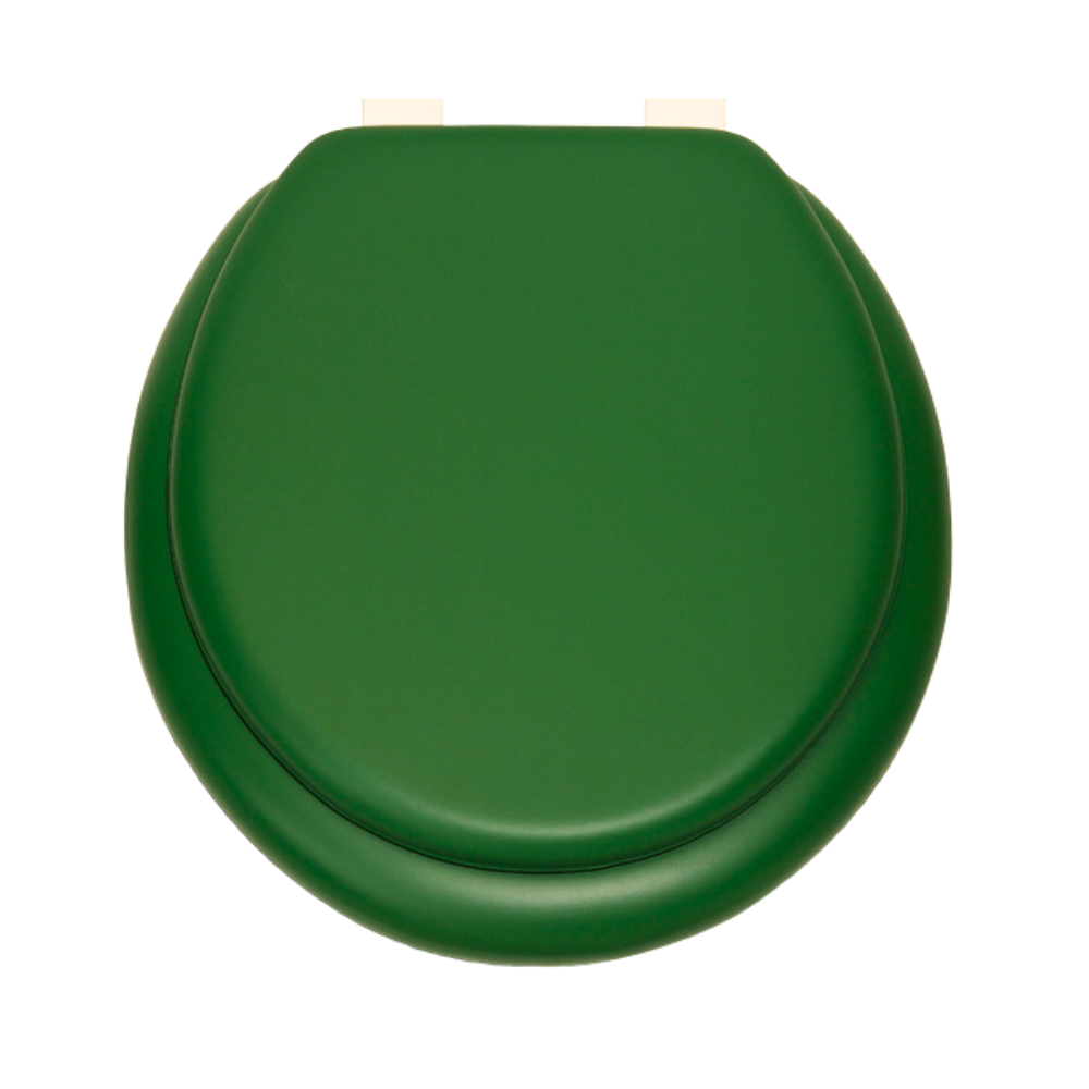 Cush'n Soft Forest Green Padded Toilet Seat