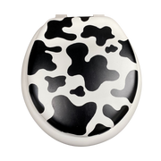 Cush'n Soft Cow Patch Padded Toilet Seat