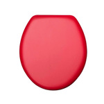 Load image into Gallery viewer, Cherry Red Padded Toilet Lid Cush&#39;n Soft
