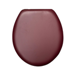 Load image into Gallery viewer, Burgundy Padded Toilet Lid Cush&#39;n Soft
