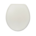 Load image into Gallery viewer, White Padded Toilet Lid Cush&#39;n Soft
